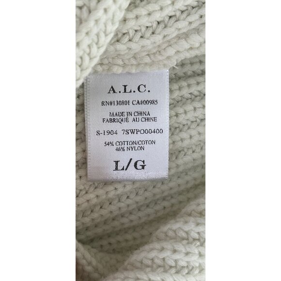 A.L.C. Elinor Tie-Dye Sweater Knit Cropped Crewneck Size Large - Picture 10 of 11